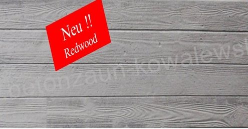 BETONZAUN KOWALEWSKI - Betonzaun Standard Redwood